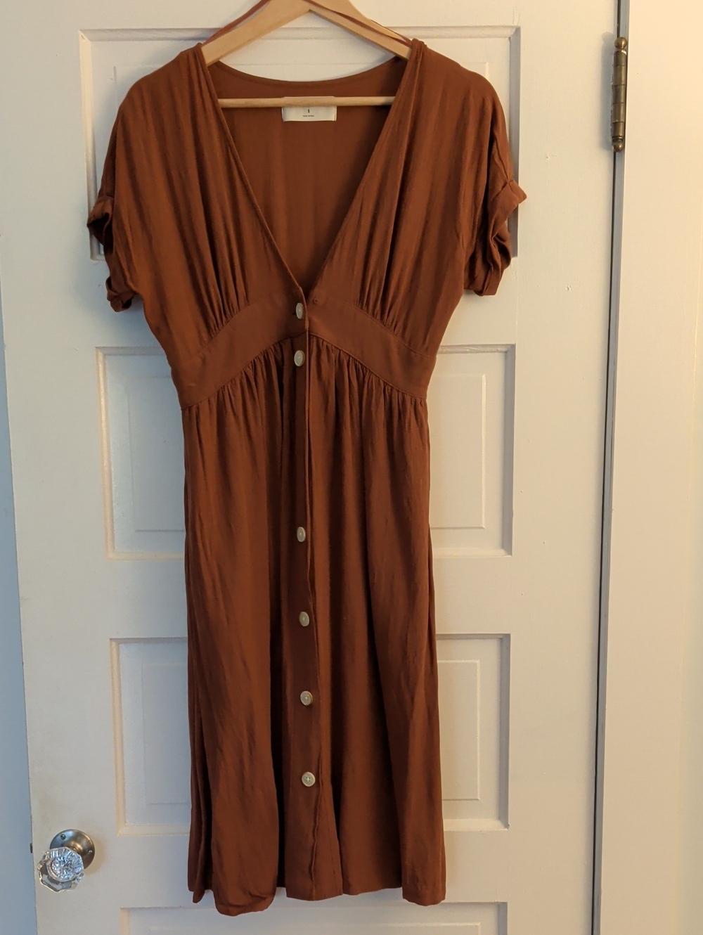 The Normal Brand Deep V Button-Down